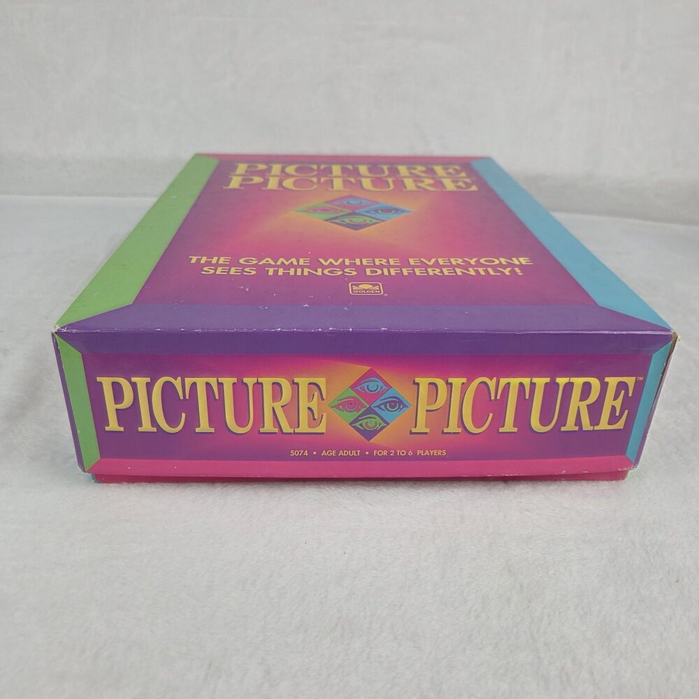 Vintage 1992 Picture Picture Board Game Golden Complete With Instructions - Picture 15 of 15